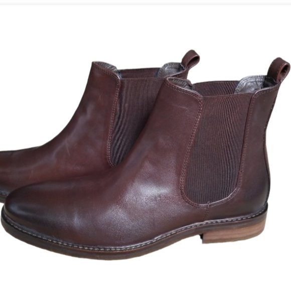 Men\'s Nunn Bush Otis Brown Leather Chelsea Boots Sz 11M main image 12
